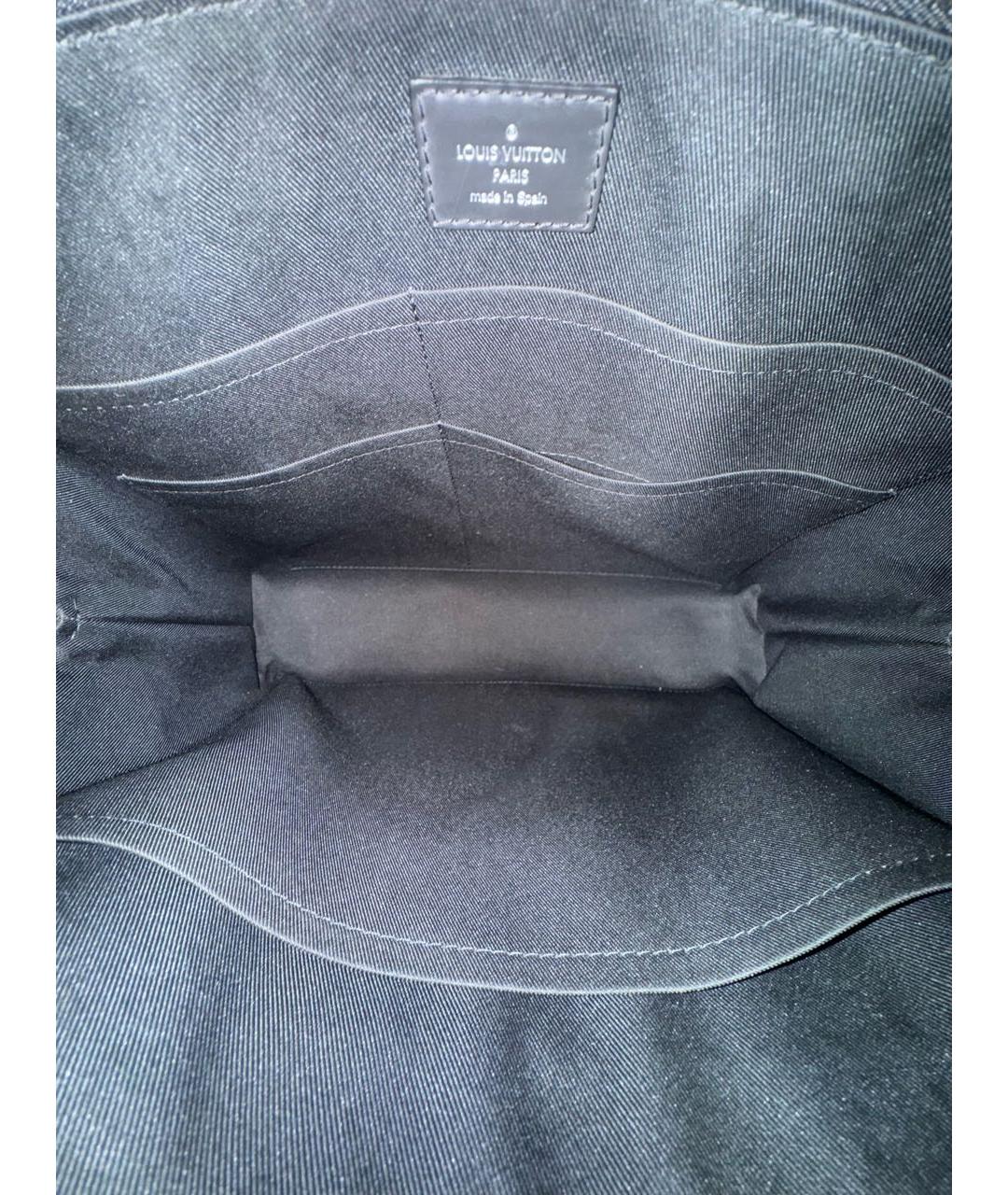 LOUIS VUITTON Черный портфель, фото 7