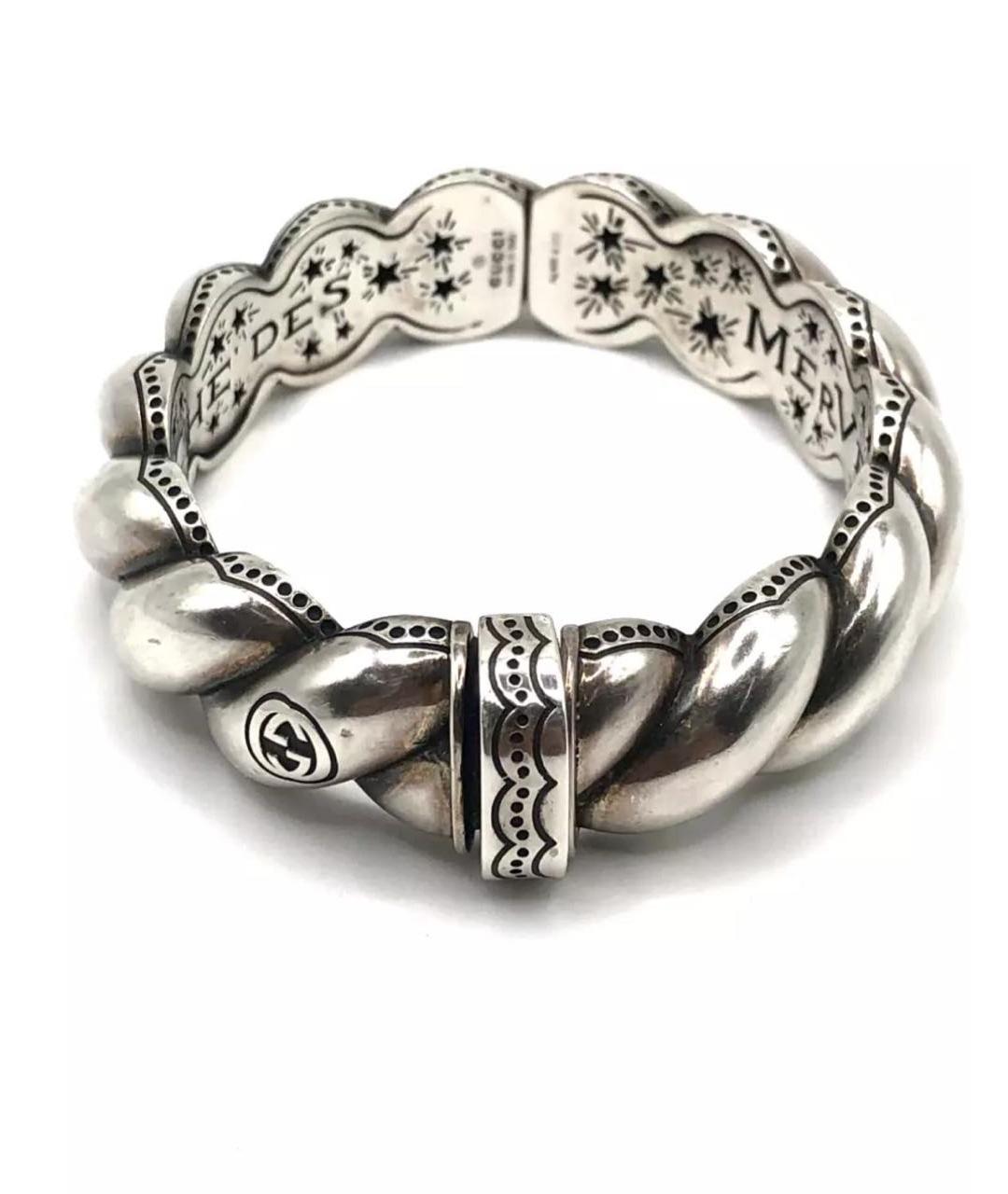 GUCCI Серебрянный серебряный браслет, фото 1