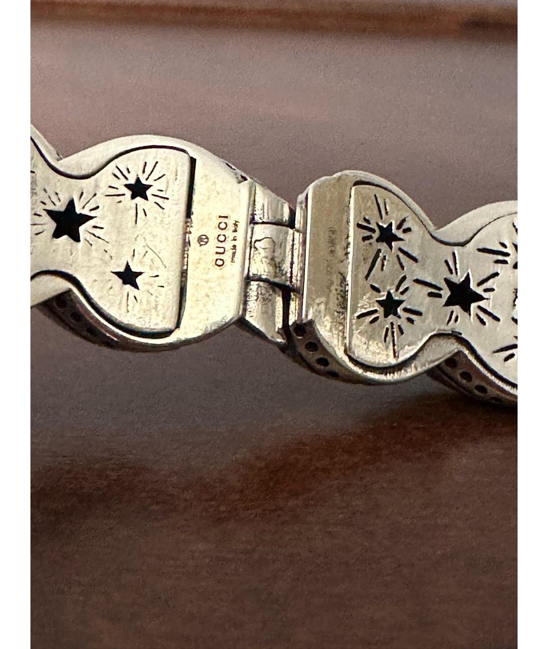 GUCCI Серебрянный серебряный браслет, фото 5