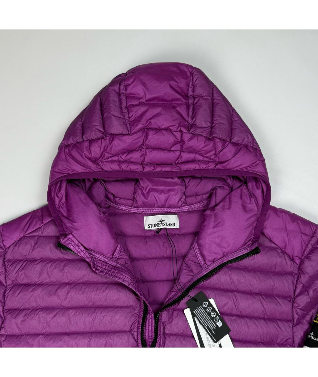 STONE ISLAND Фиолетовая полиэстеровая куртка, фото 3