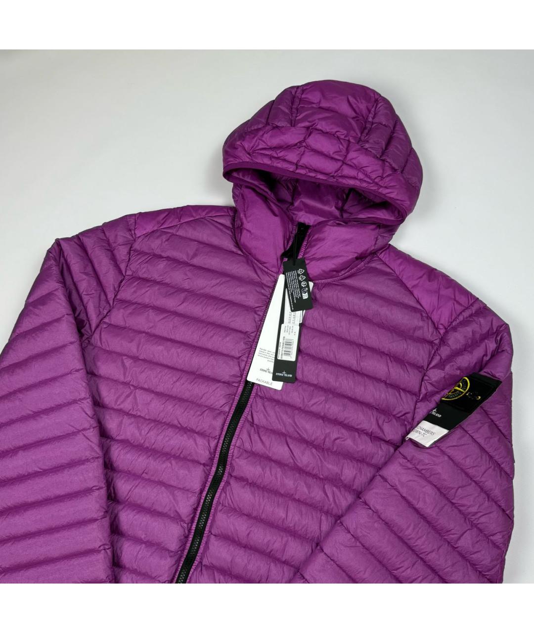 STONE ISLAND Фиолетовая полиэстеровая куртка, фото 2
