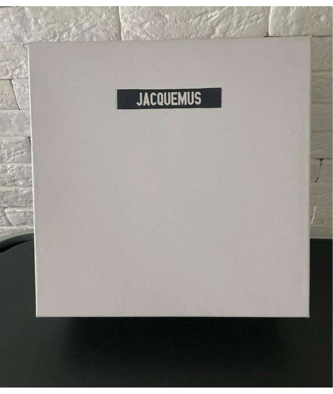 JACQUEMUS Розовые кожаные ботинки, фото 6