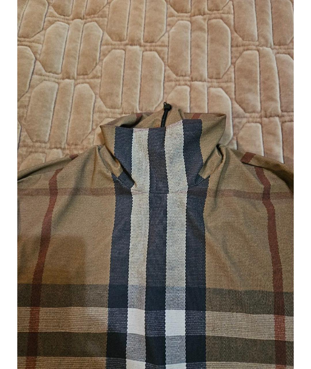 BURBERRY Коричневая полиамидовая водолазка, фото 4