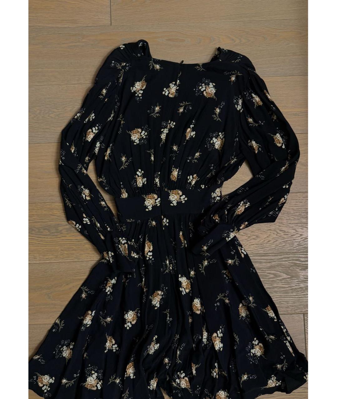 MAJE Черное хлопковое повседневное платье, фото 3