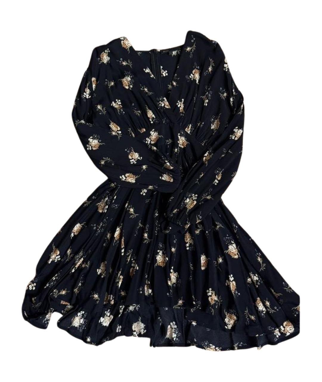 MAJE Черное хлопковое повседневное платье, фото 1