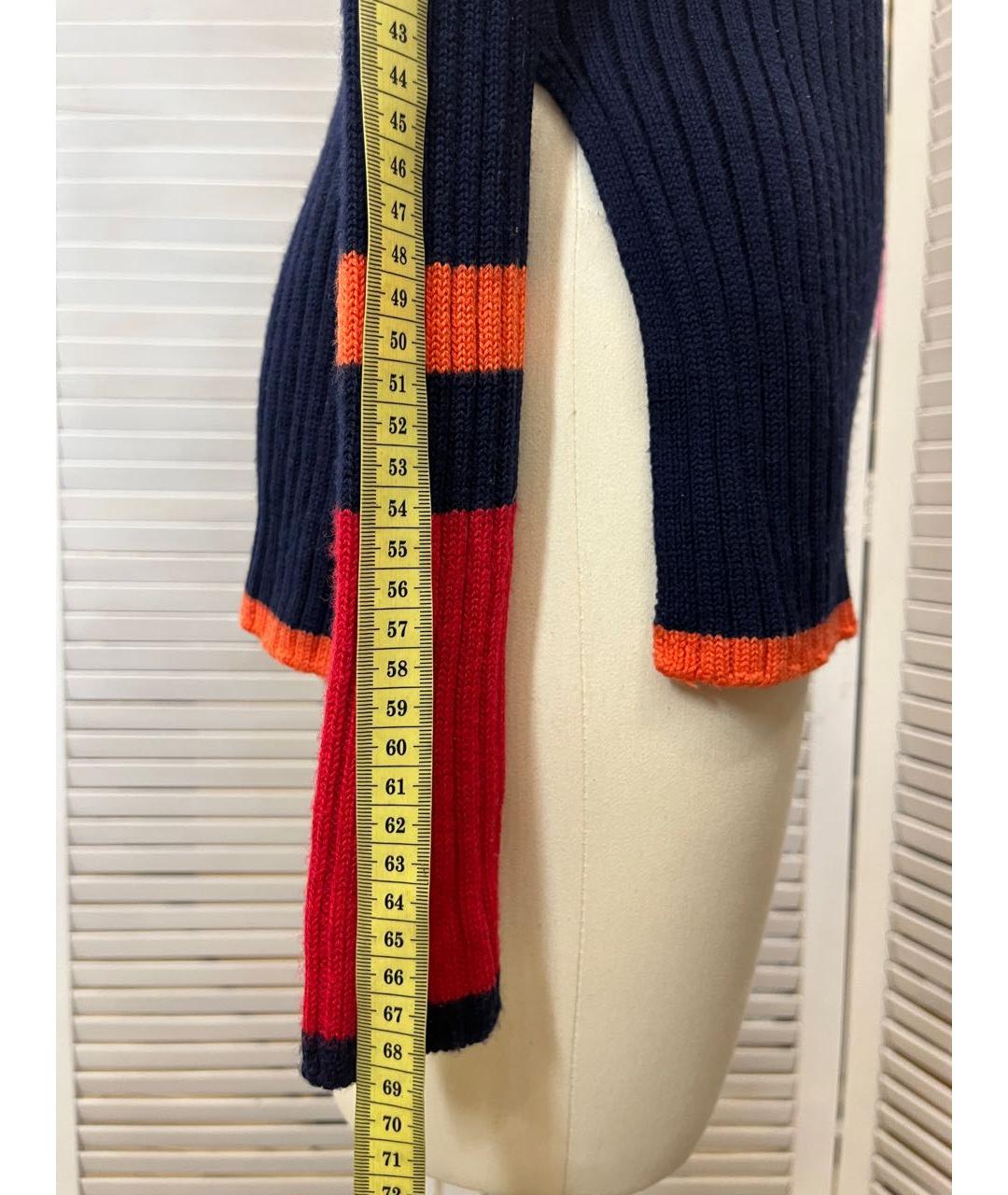 RALPH LAUREN Темно-синяя шерстяная водолазка, фото 5