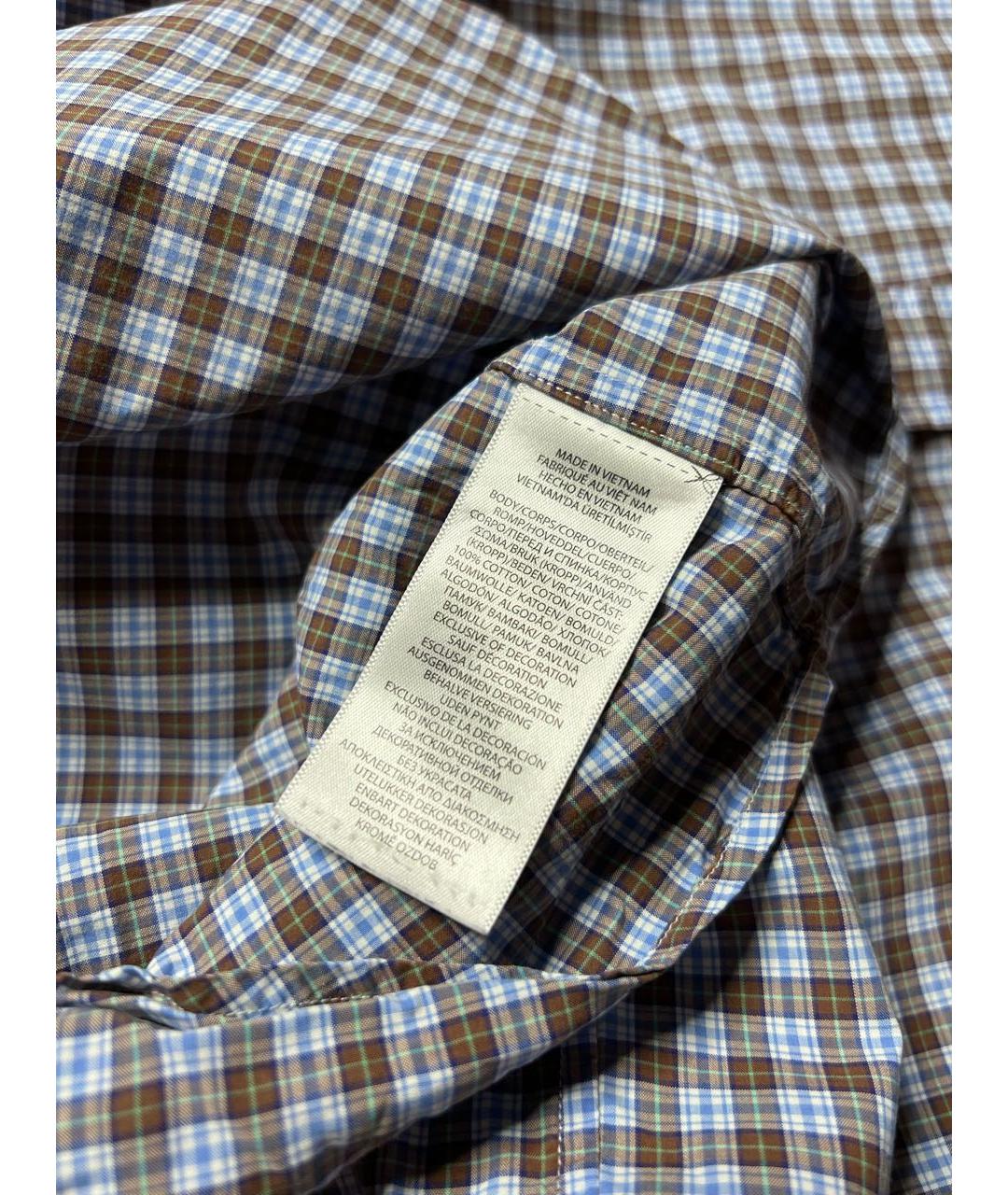 RALPH LAUREN Мульти хлопковая кэжуал рубашка, фото 7