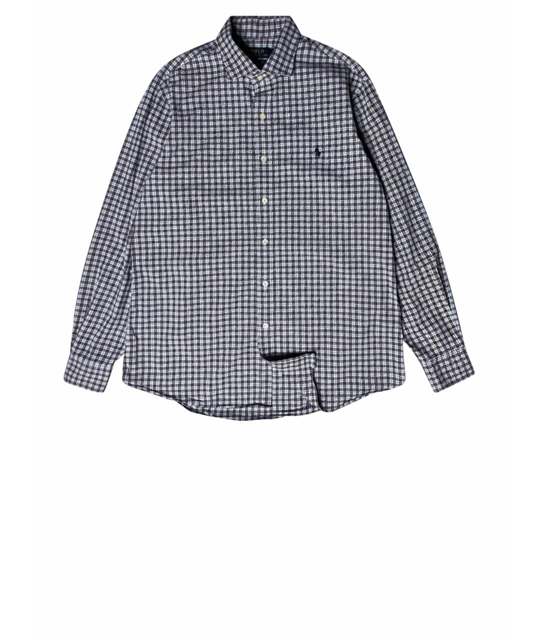 RALPH LAUREN Мульти хлопковая кэжуал рубашка, фото 1