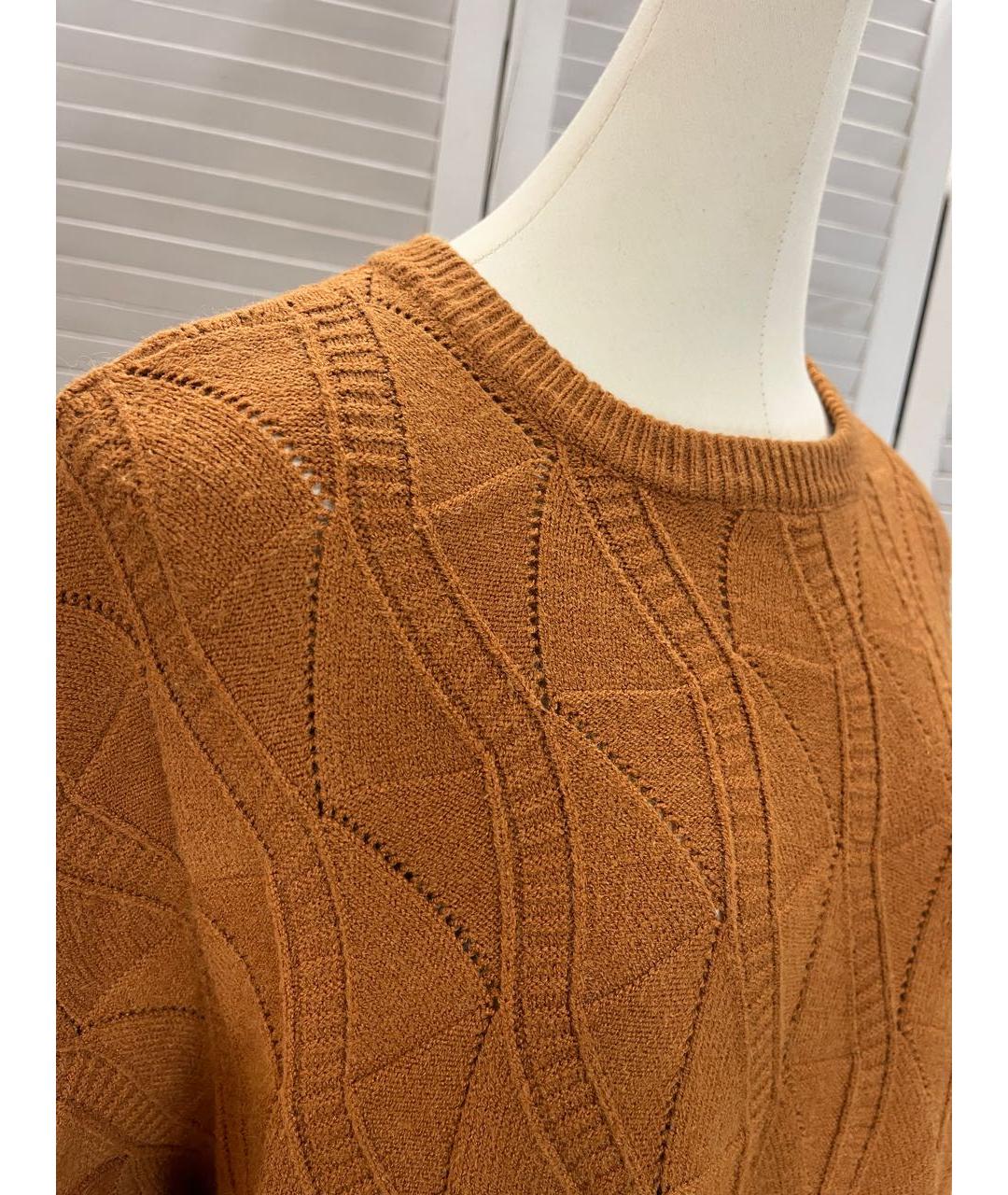 STELLA MCCARTNEY Коричневый кашемировый джемпер / свитер, фото 8
