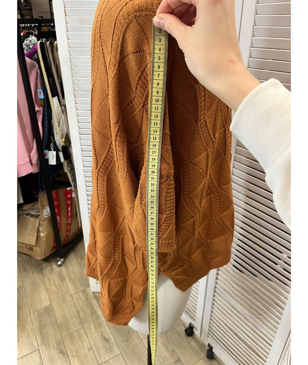 STELLA MCCARTNEY Коричневый кашемировый джемпер / свитер, фото 6