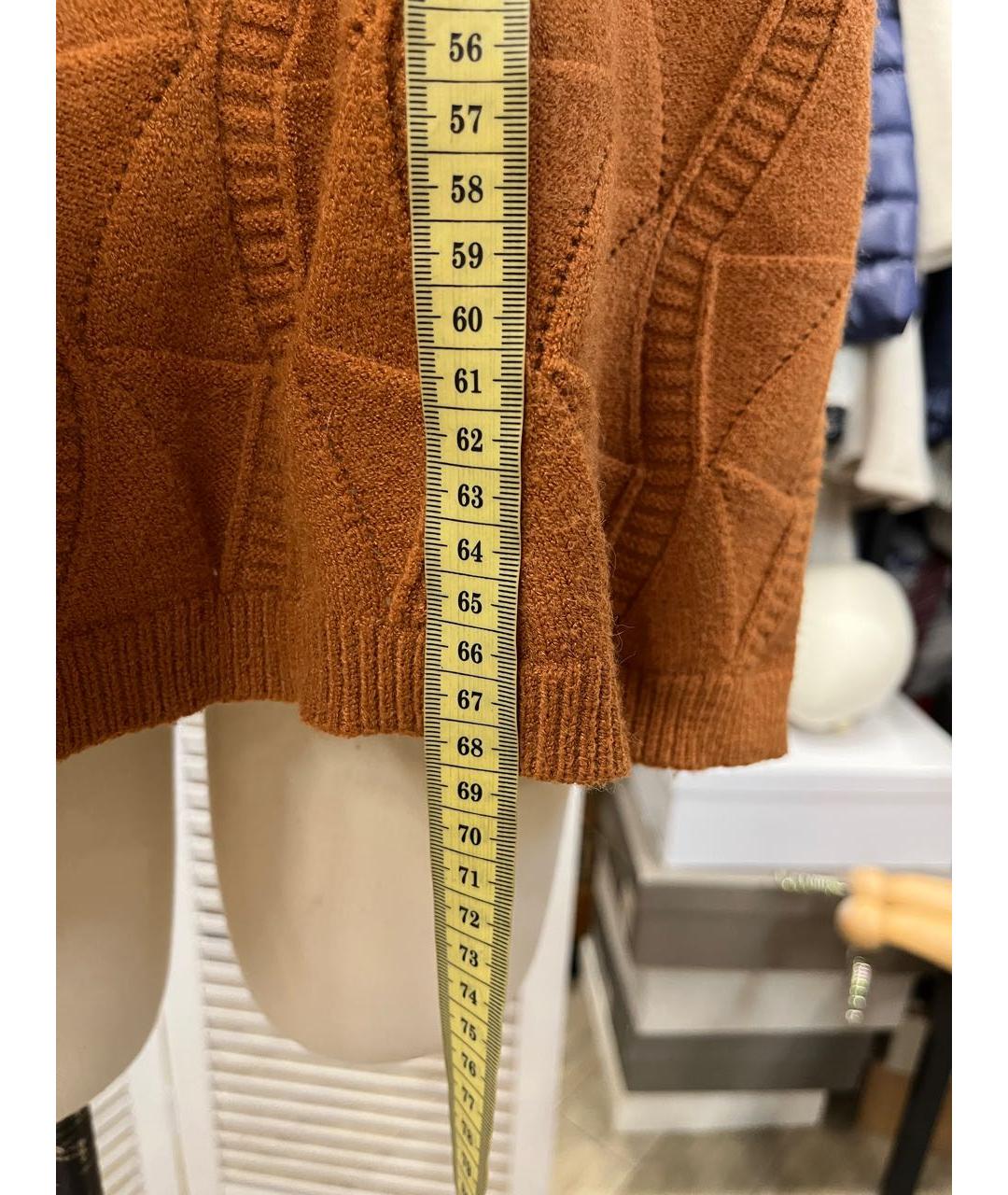 STELLA MCCARTNEY Коричневый кашемировый джемпер / свитер, фото 7