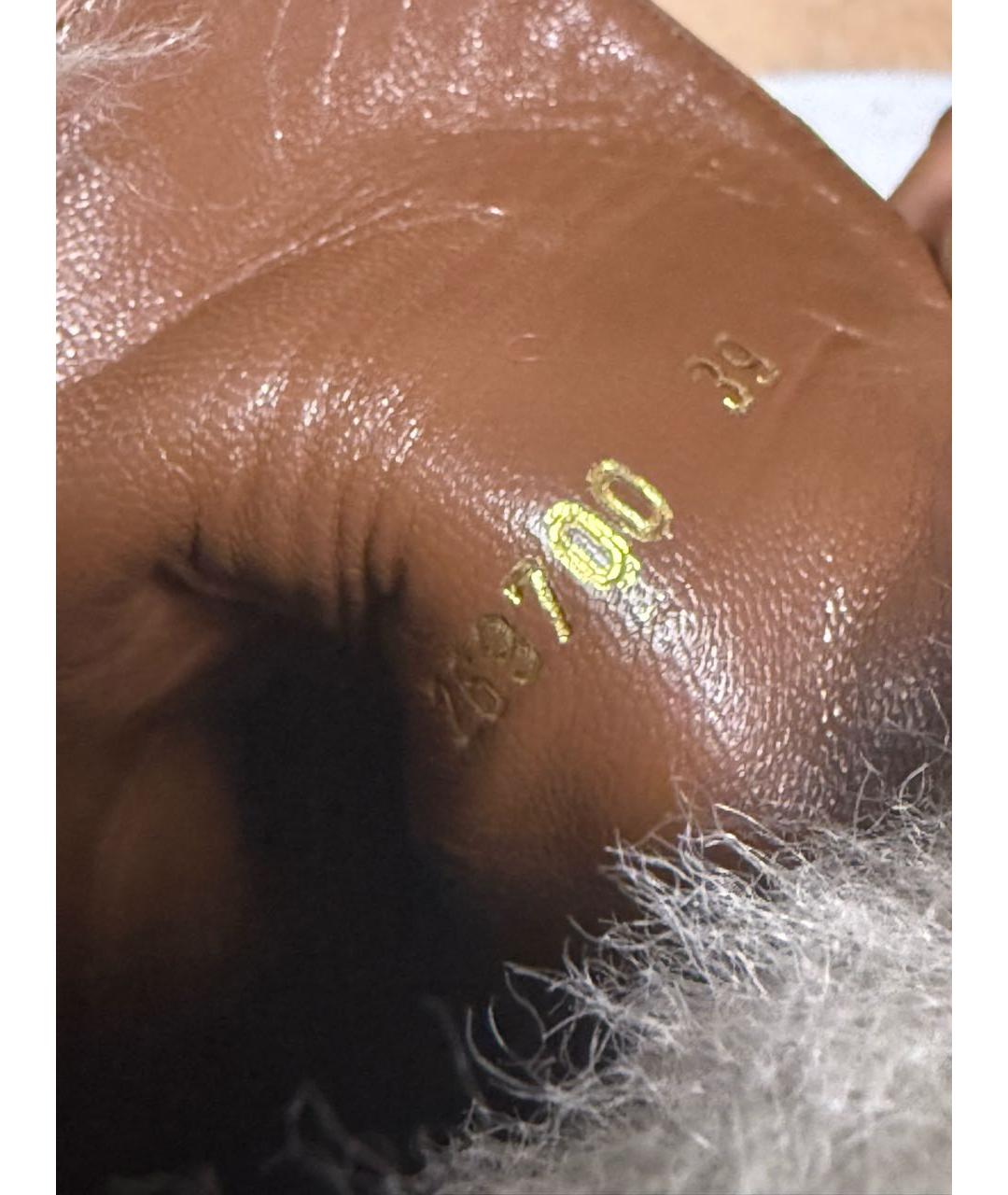 GUCCI Коричневые кожаные туфли, фото 6