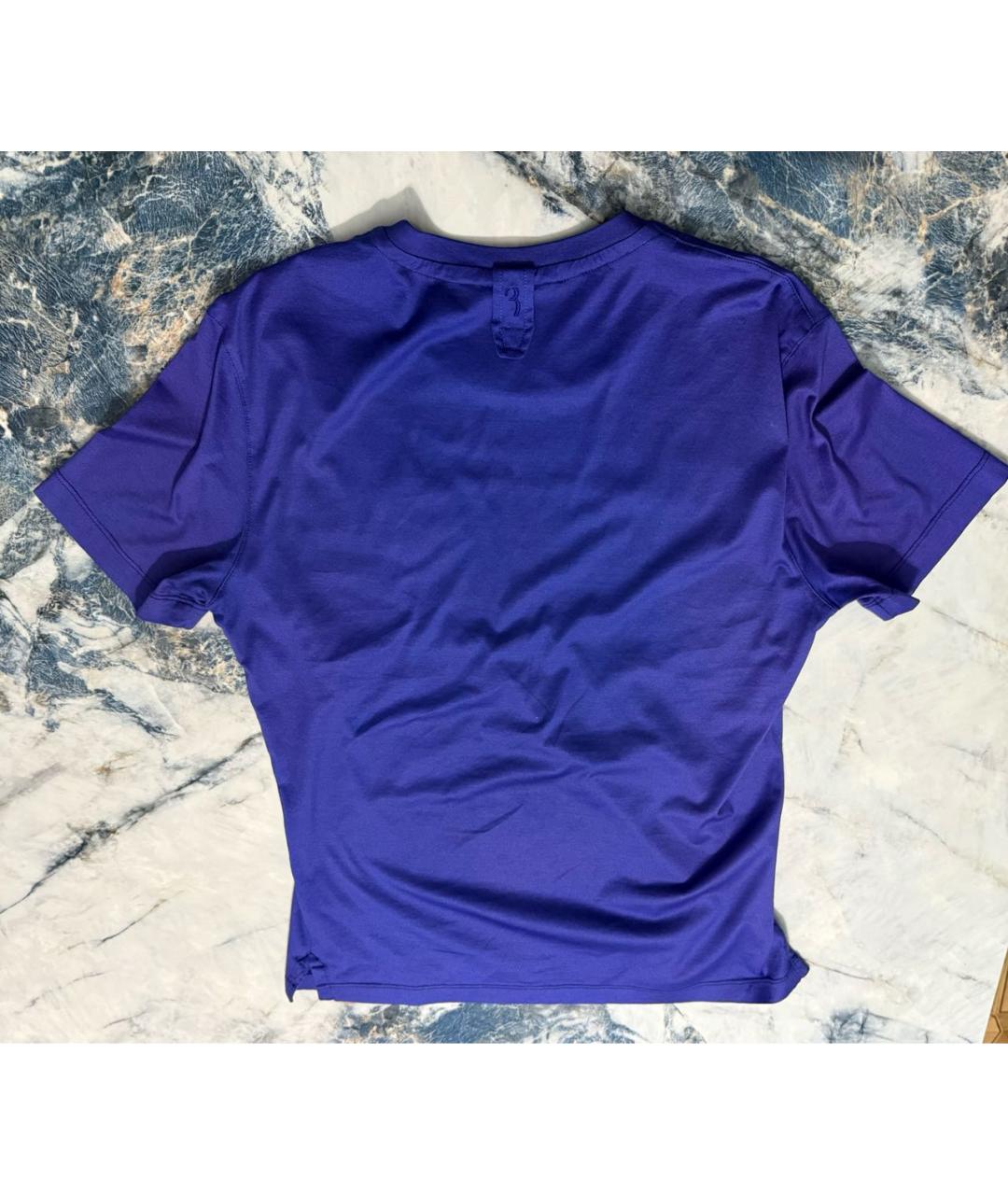 BILLIONAIRE Фиолетовая хлопковая футболка, фото 2