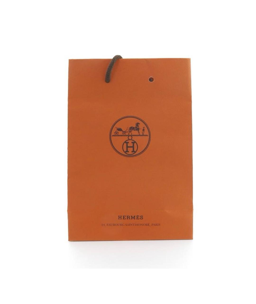 HERMES Мульти шелковый шарф, фото 4