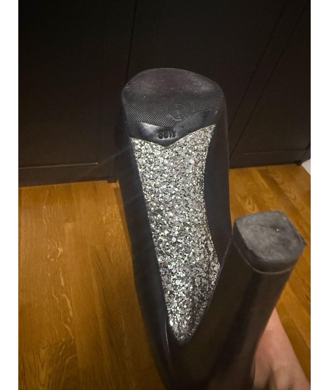 MIU MIU Черные кожаные туфли, фото 6