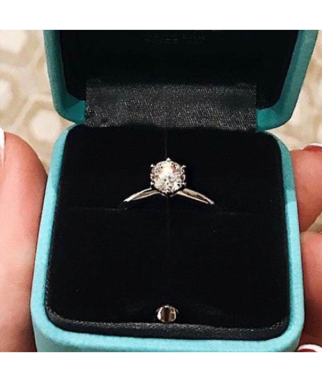 TIFFANY&CO Серебряное платиновое кольцо, фото 3