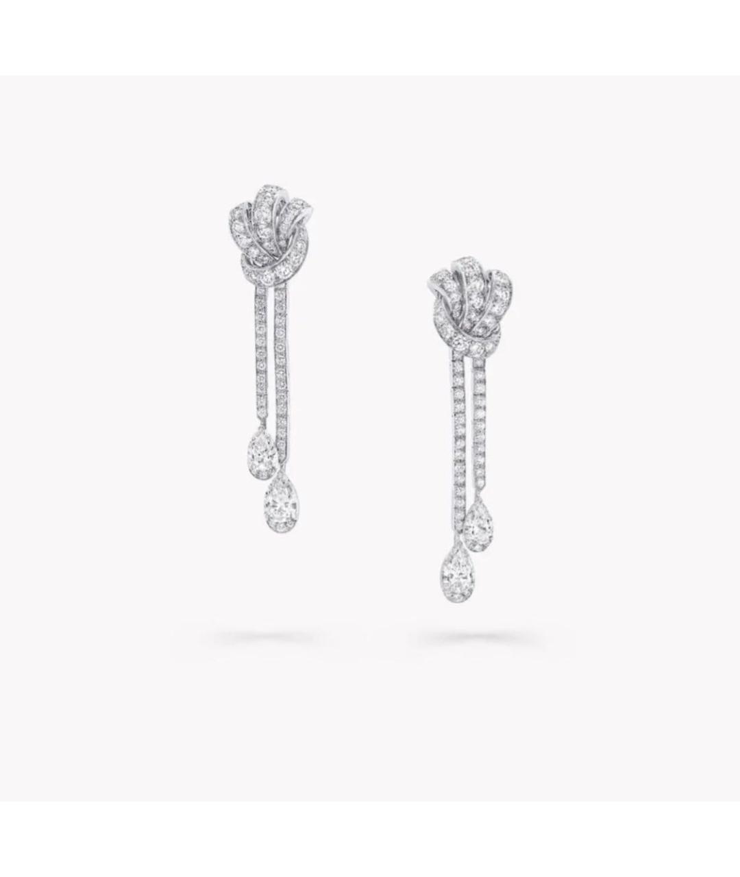 GRAFF Серебряные серьги из белого золота, фото 3