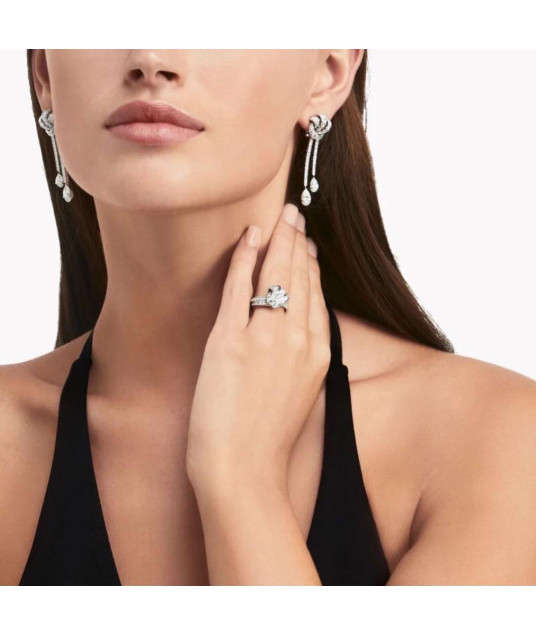 GRAFF Серебряные серьги из белого золота, фото 2