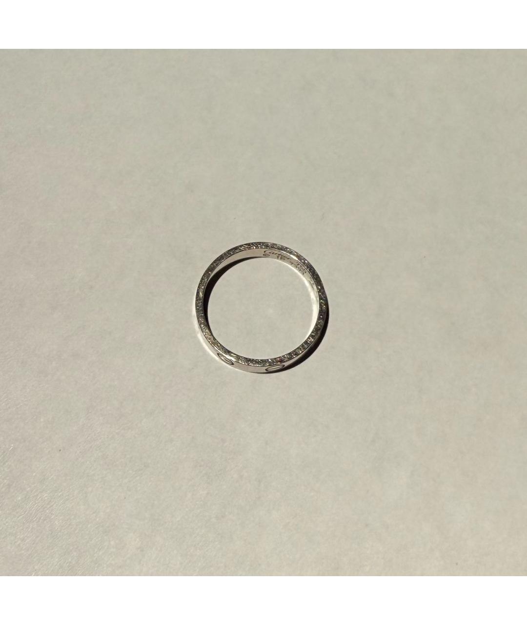 CARTIER Серебряное кольцо из белого золота, фото 4
