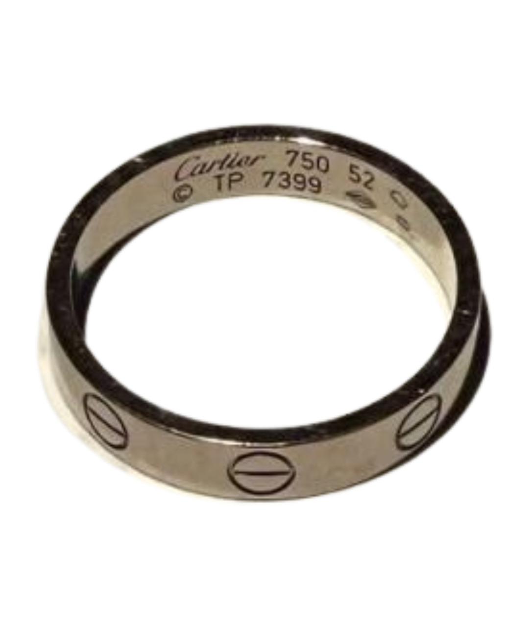 CARTIER Серебряное кольцо из белого золота, фото 1