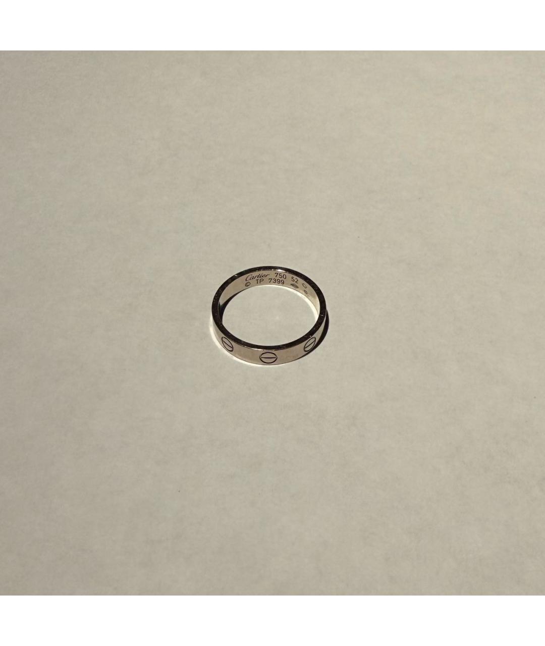 CARTIER Серебряное кольцо из белого золота, фото 5