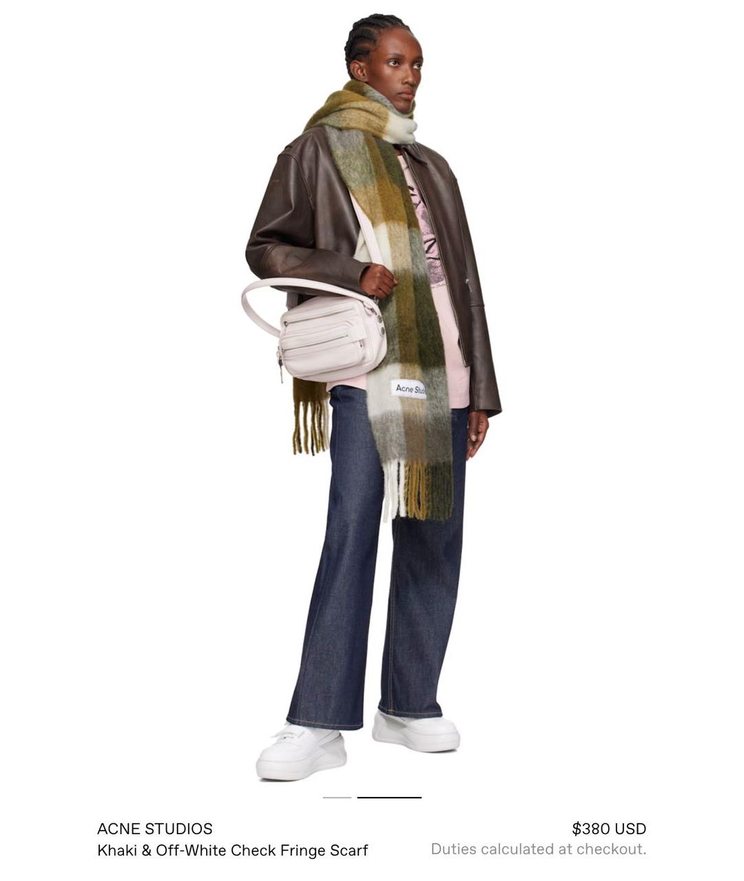 ACNE STUDIOS Мульти шарф, фото 3