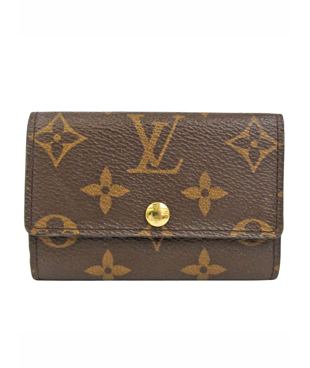 LOUIS VUITTON Коричневая ключница, фото 1