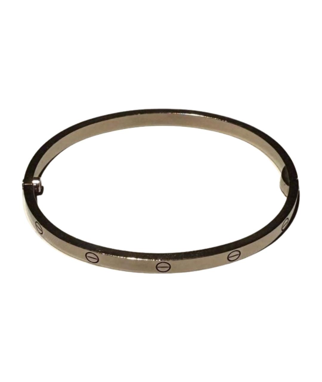 CARTIER Серебрянный браслет из белого золота, фото 1