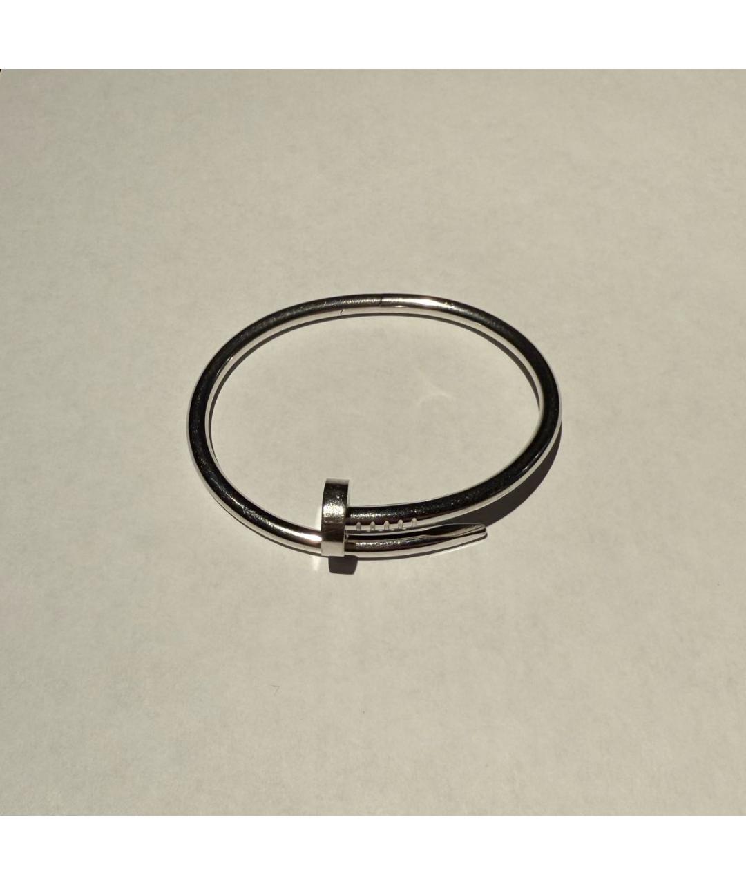 CARTIER Серебрянный браслет из белого золота, фото 3