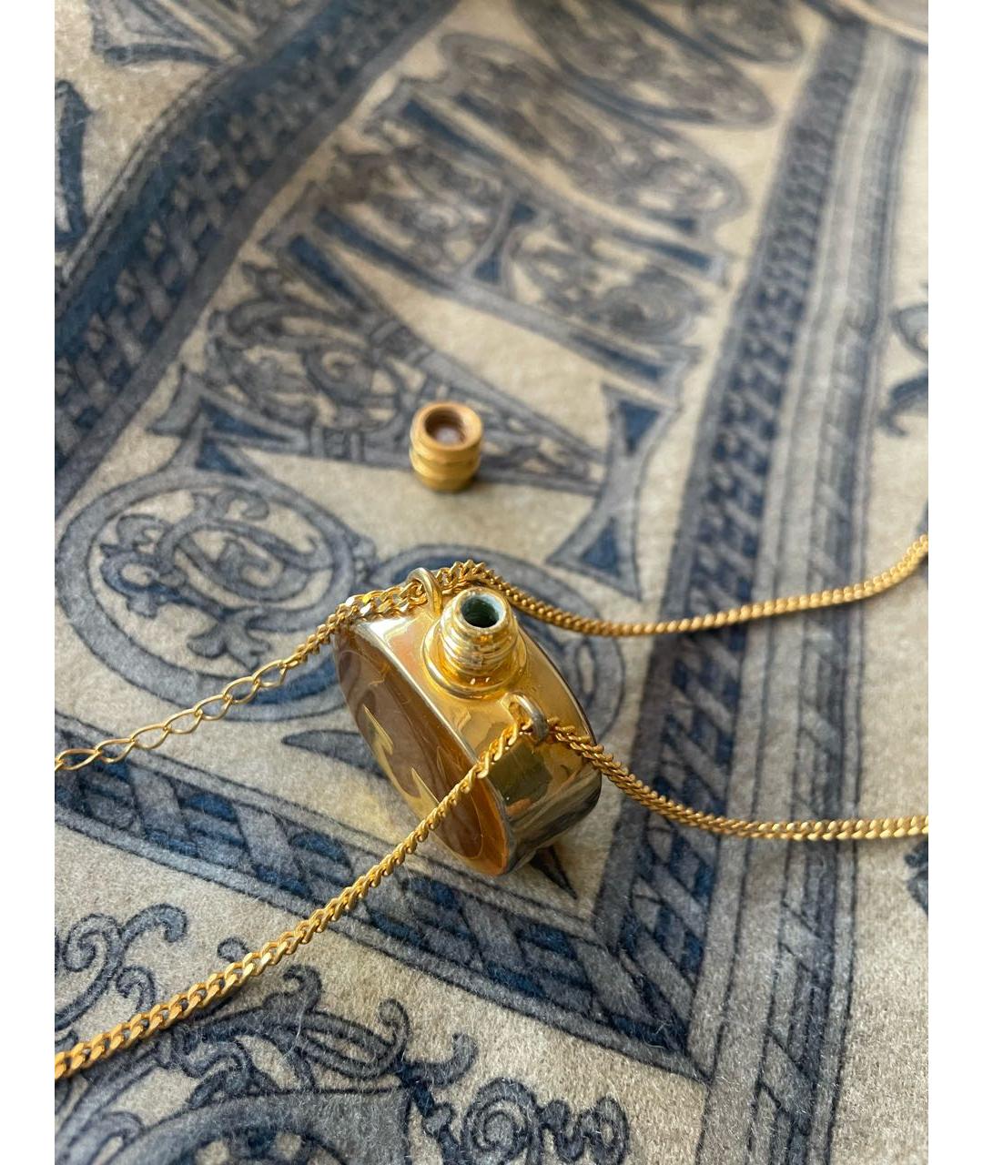 GUCCI Золотой металлический кулон, фото 4