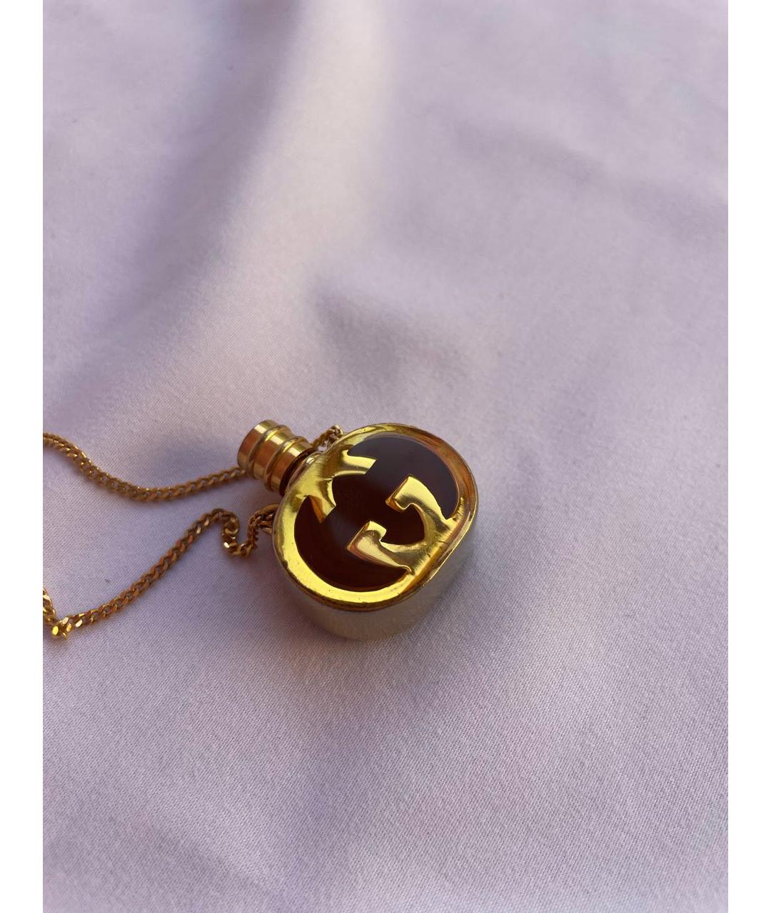 GUCCI Золотой металлический кулон, фото 2