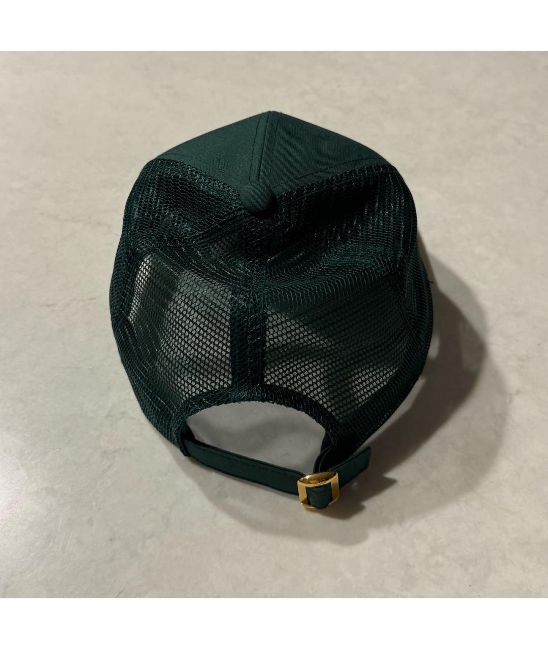 CELINE Зеленая хлопковая кепка, фото 2