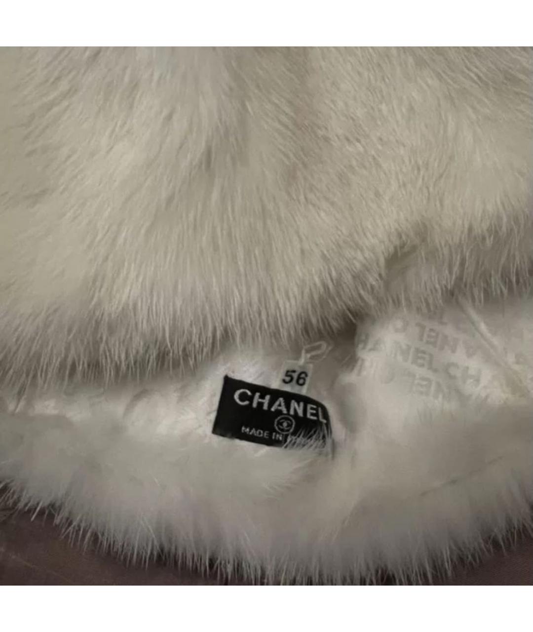 CHANEL Белая шапка, фото 3