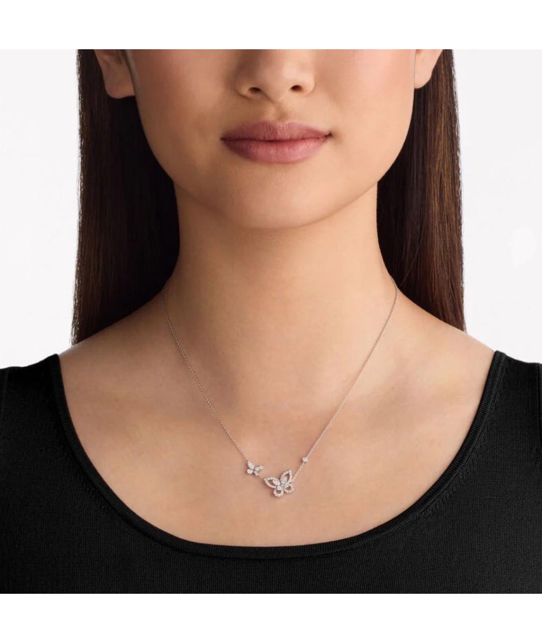 GRAFF Серебряное колье из белого золота, фото 3