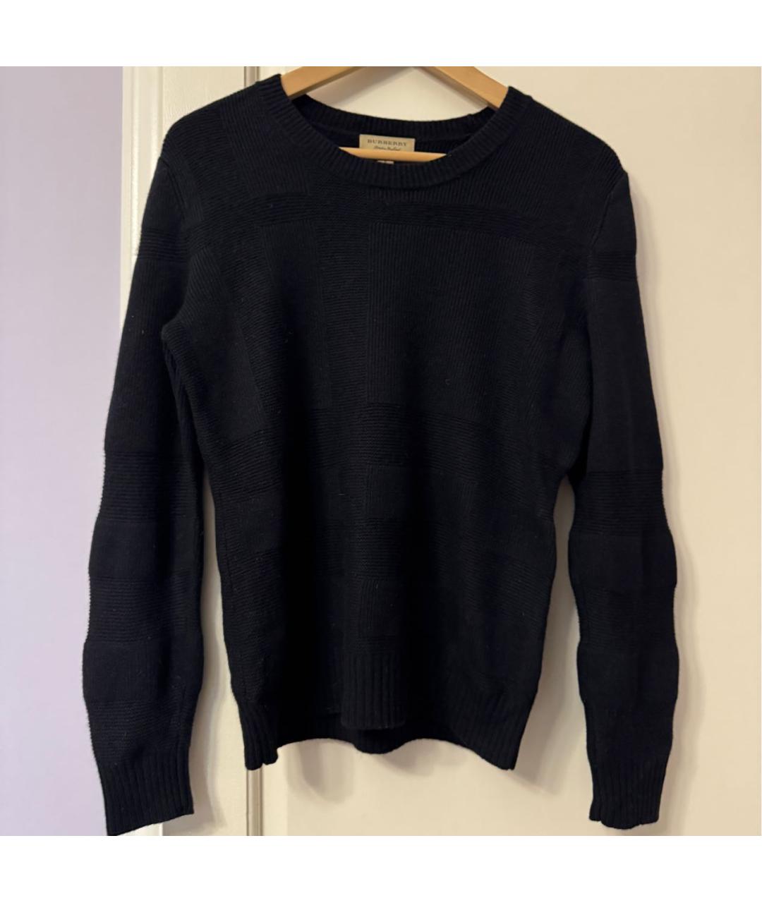 BURBERRY Черный кашемировый джемпер / свитер, фото 5