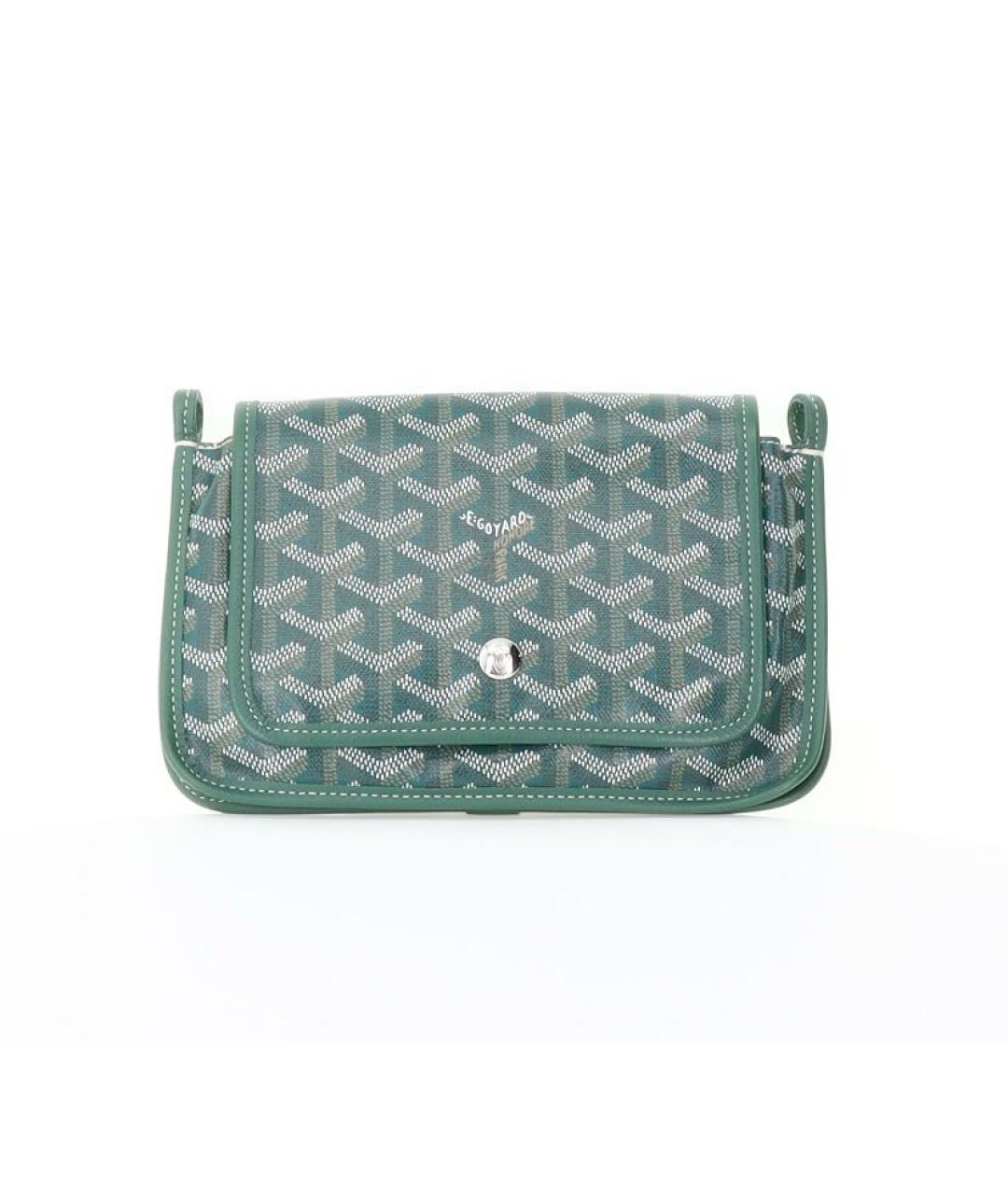 GOYARD Зеленая кожаная сумка через плечо, фото 9