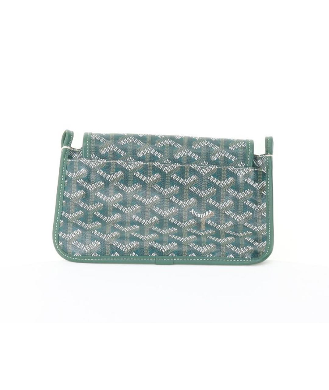 GOYARD Зеленая кожаная сумка через плечо, фото 3