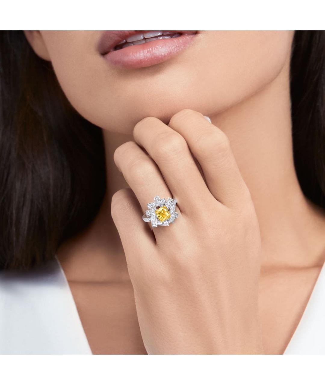 GRAFF Серебряное кольцо из белого золота, фото 4