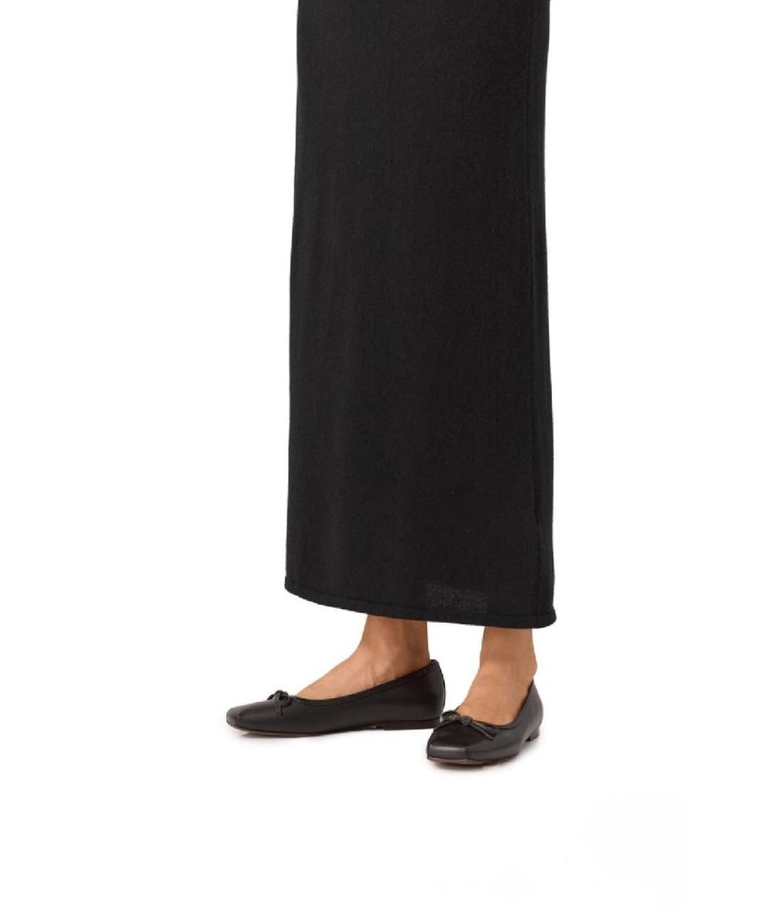 BRUNELLO CUCINELLI Черные кожаные балетки, фото 7