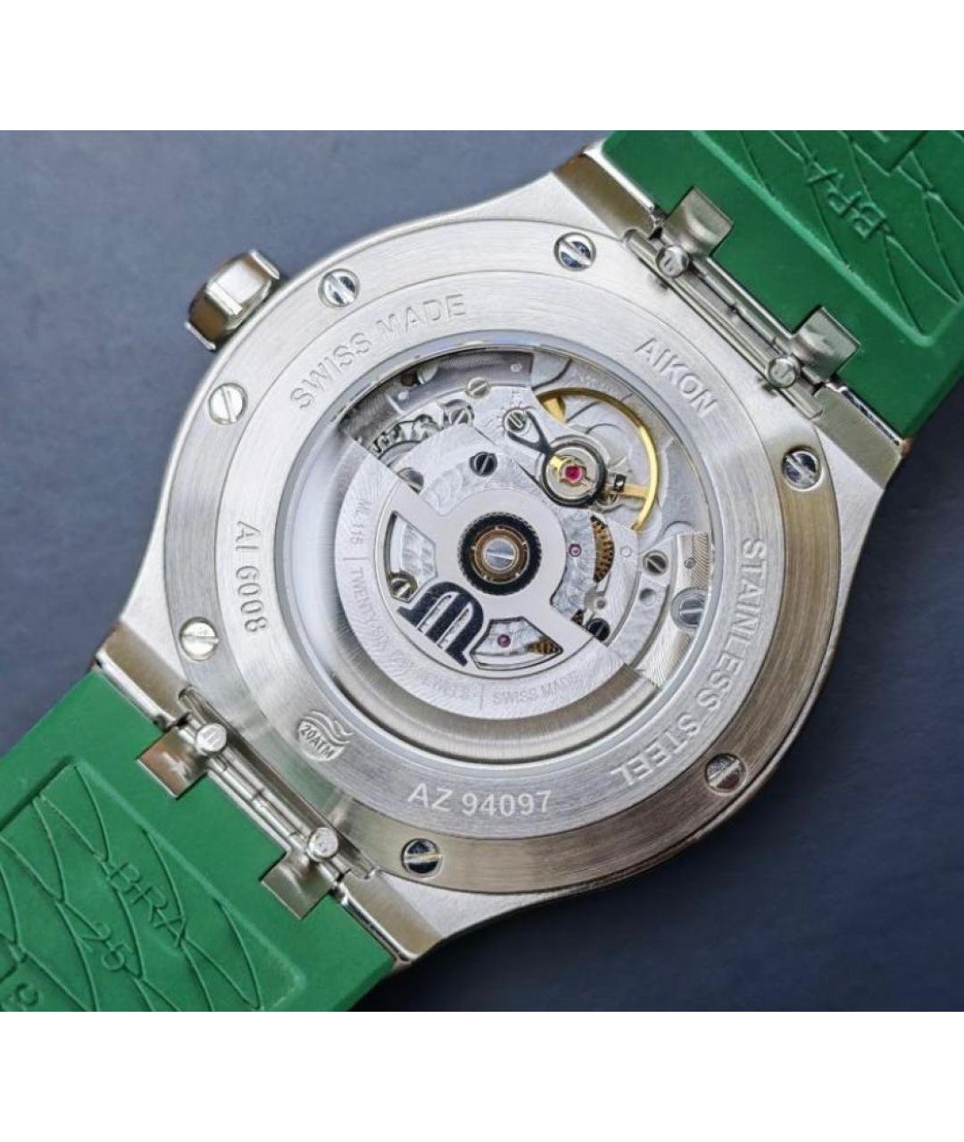 MAURICE LACROIX Зеленые стальные часы, фото 3