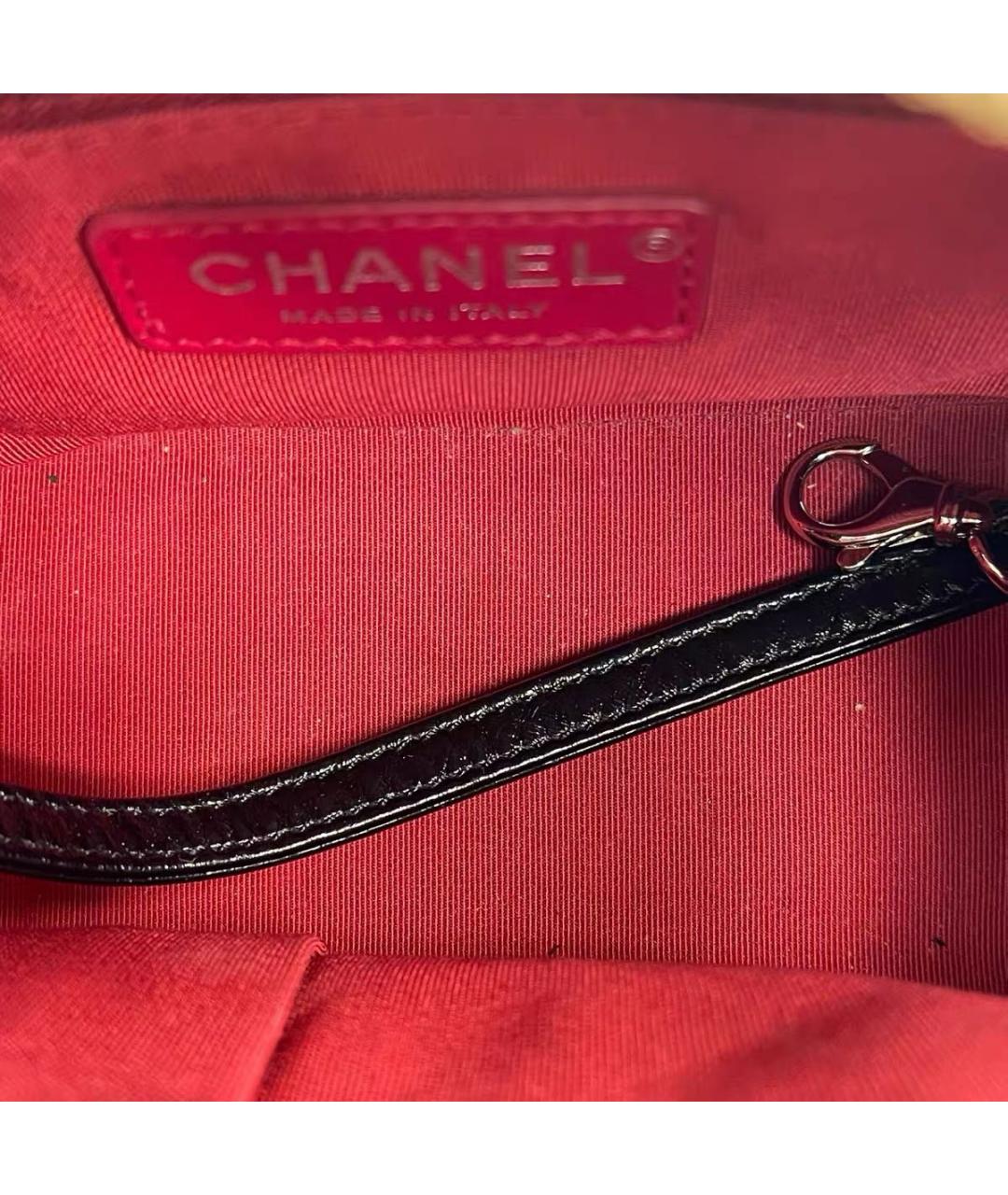 CHANEL Черная кожаная сумка через плечо, фото 4