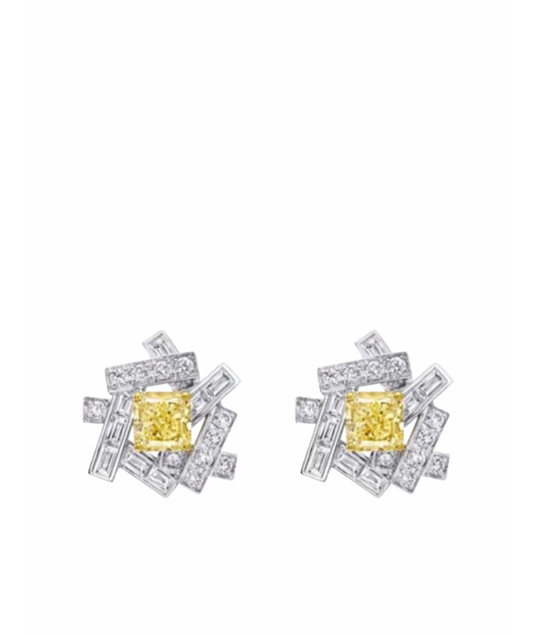 GRAFF Серебряные серьги из белого золота, фото 1