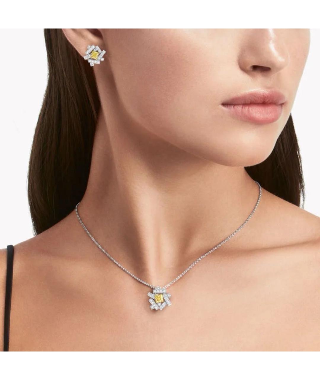 GRAFF Серебряные серьги из белого золота, фото 2