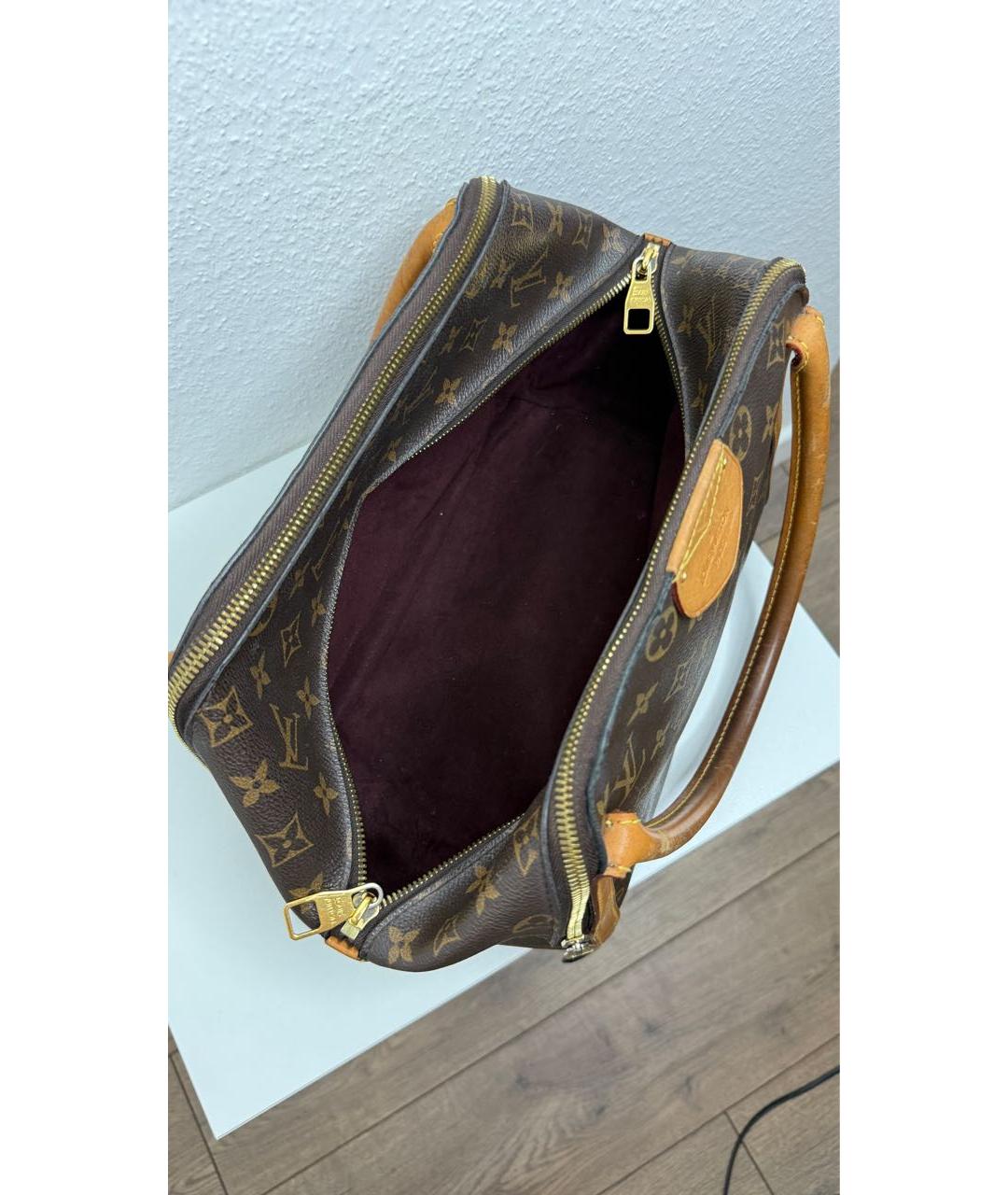 LOUIS VUITTON Коричневая сумка с короткими ручками, фото 6