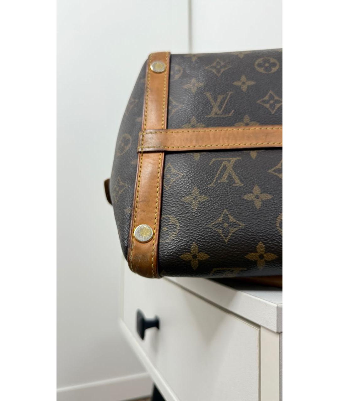 LOUIS VUITTON Коричневая сумка с короткими ручками, фото 7