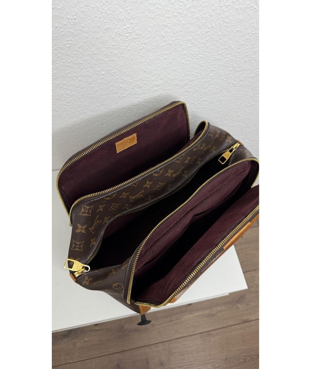 LOUIS VUITTON Коричневая сумка с короткими ручками, фото 4