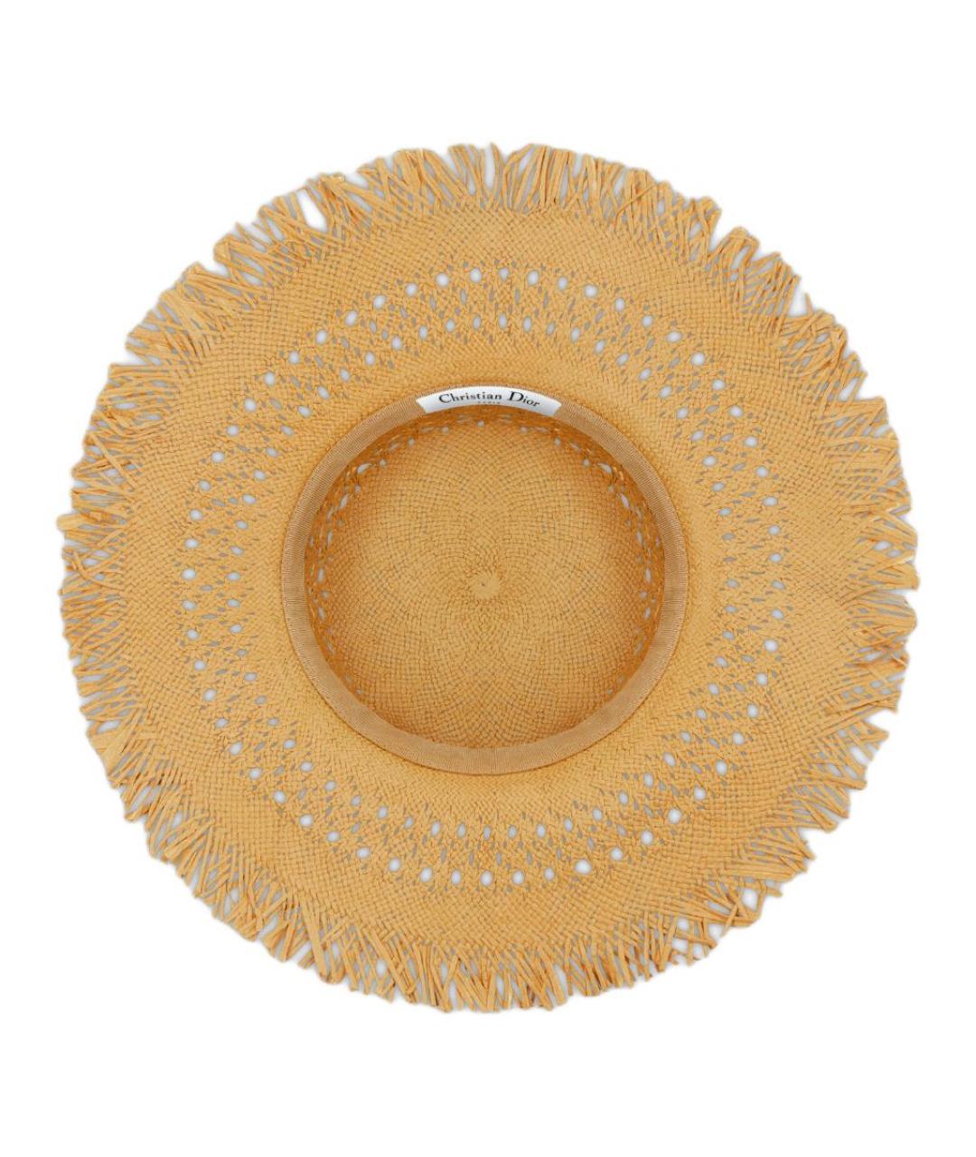 CHRISTIAN DIOR Бежевая шляпа, фото 3