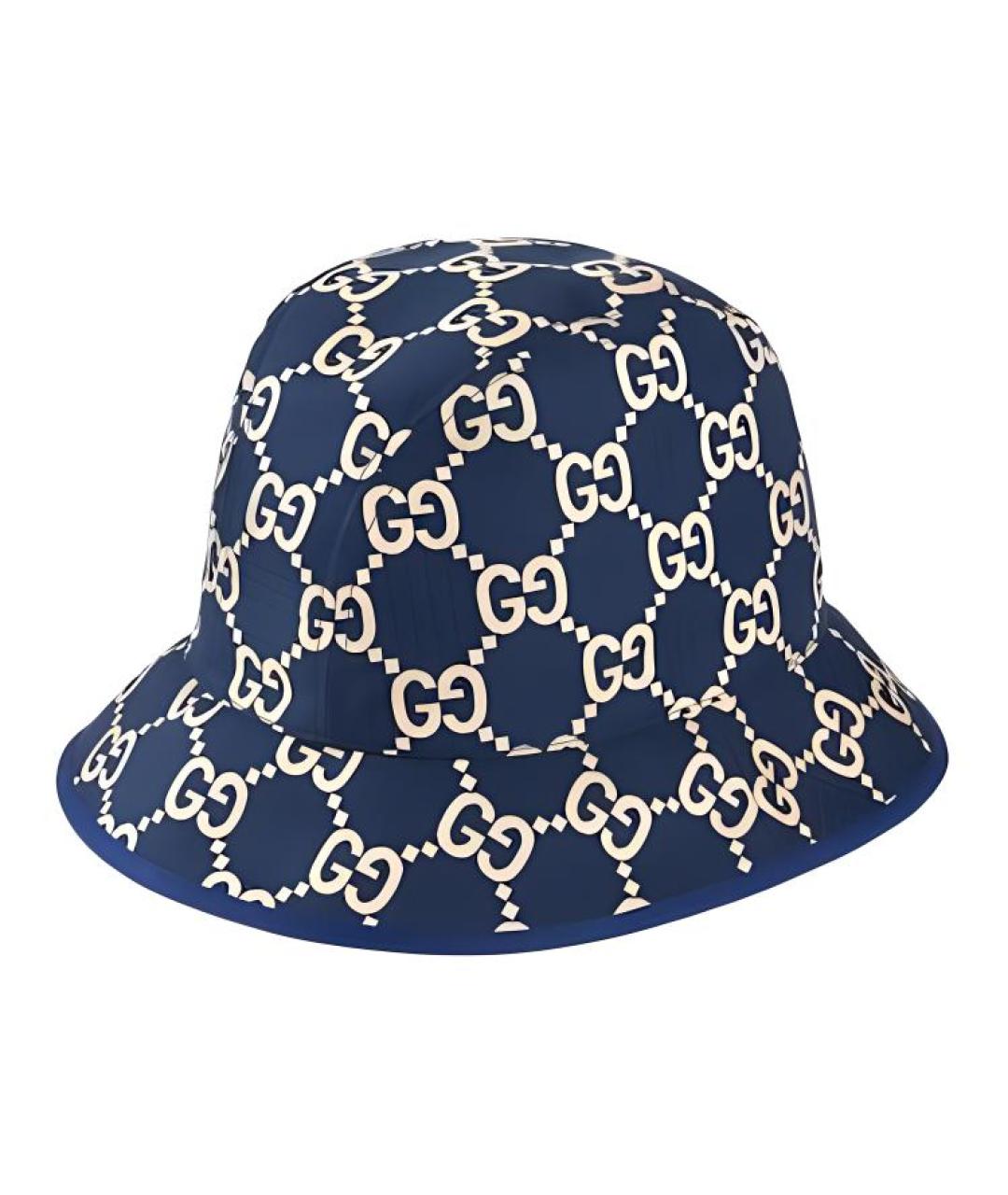 GUCCI Темно-синяя шляпа, фото 2