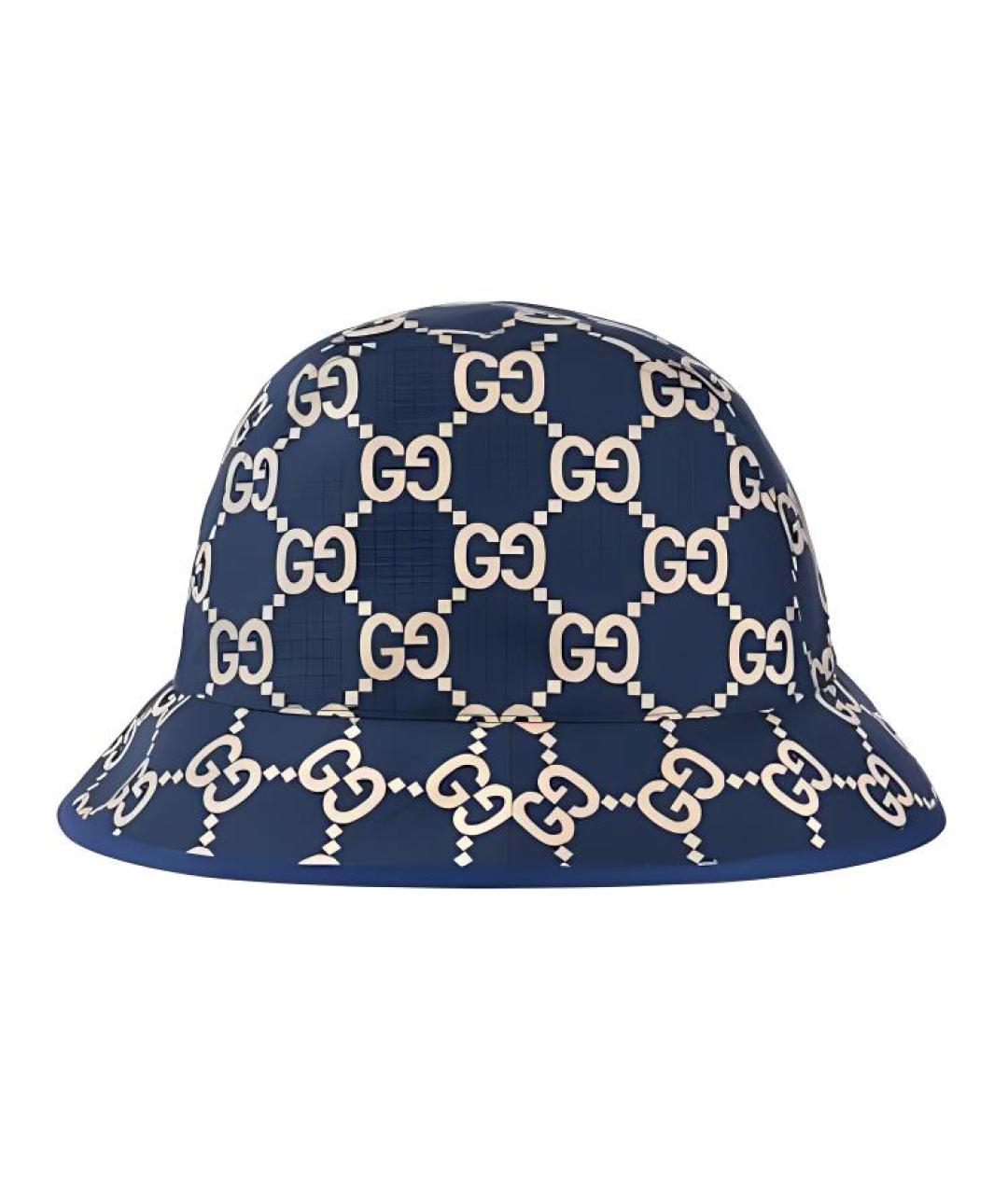 GUCCI Темно-синяя шляпа, фото 1