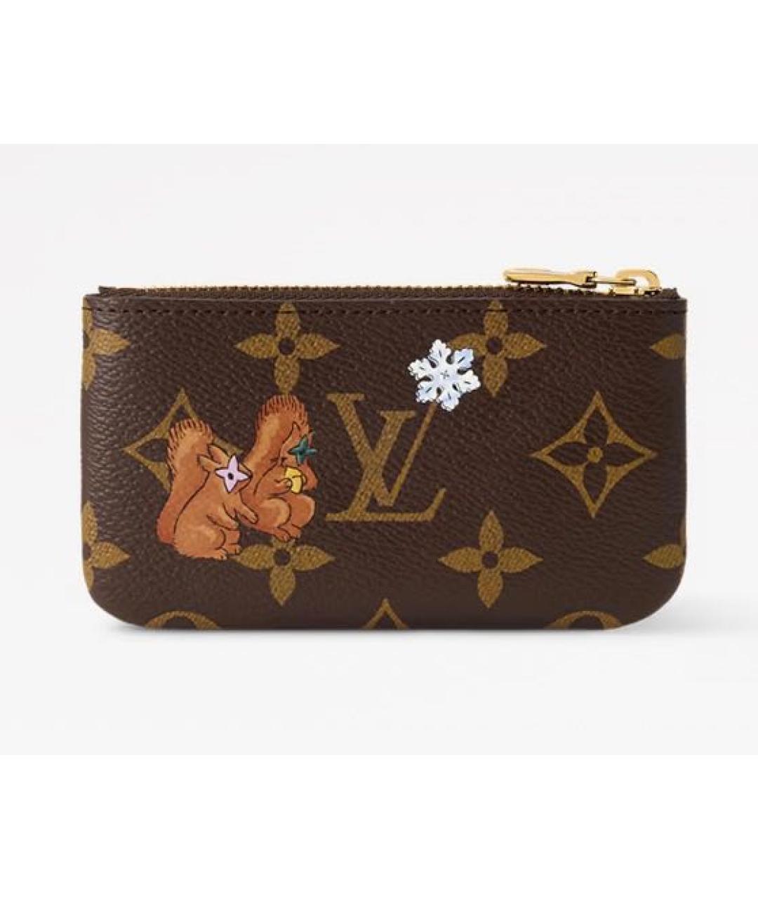 LOUIS VUITTON Коричневая ключница, фото 2